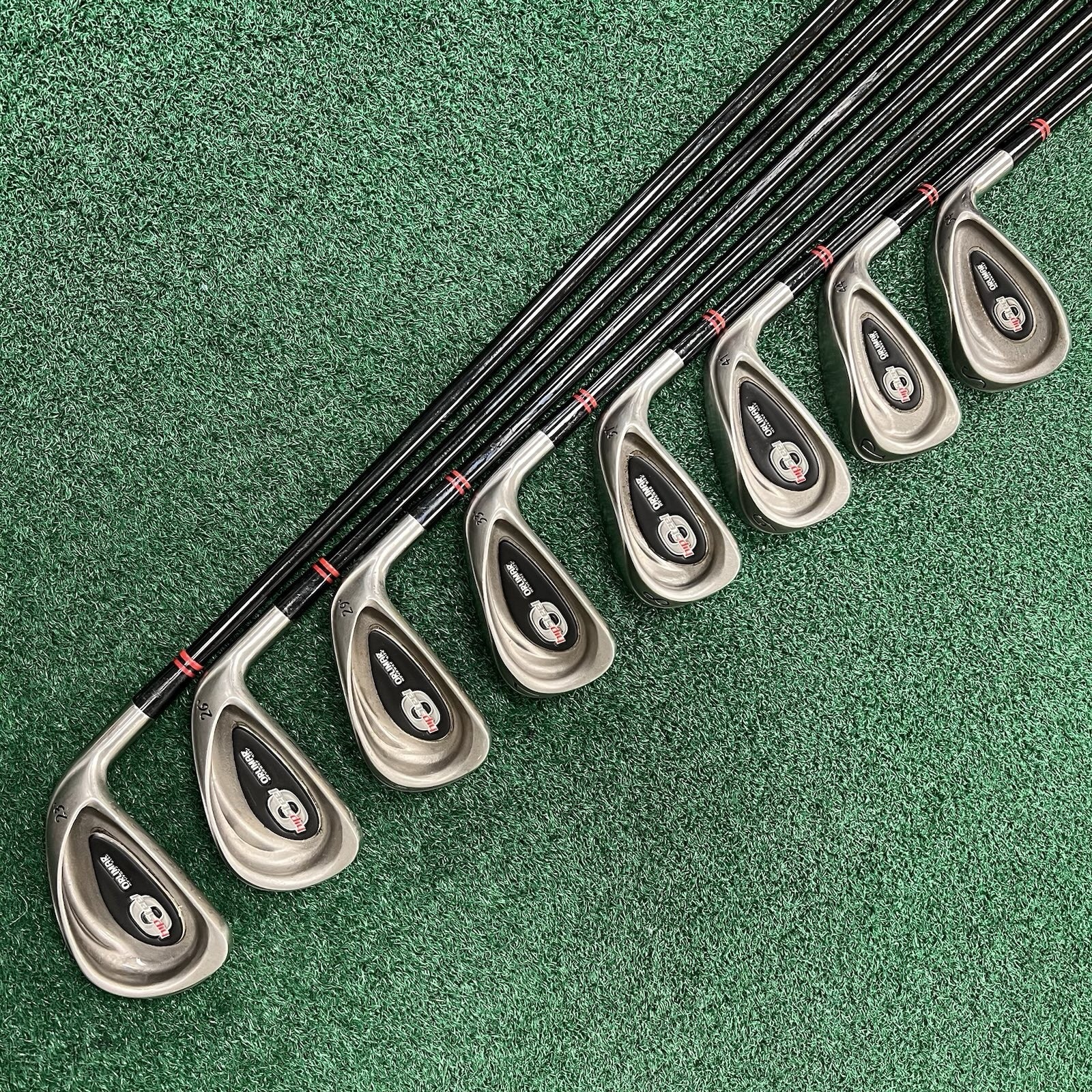 ORLIMAR Hip Steel Iron Set 4-PW+SW Men's Right Hand Regular Flex Graphite Shafts