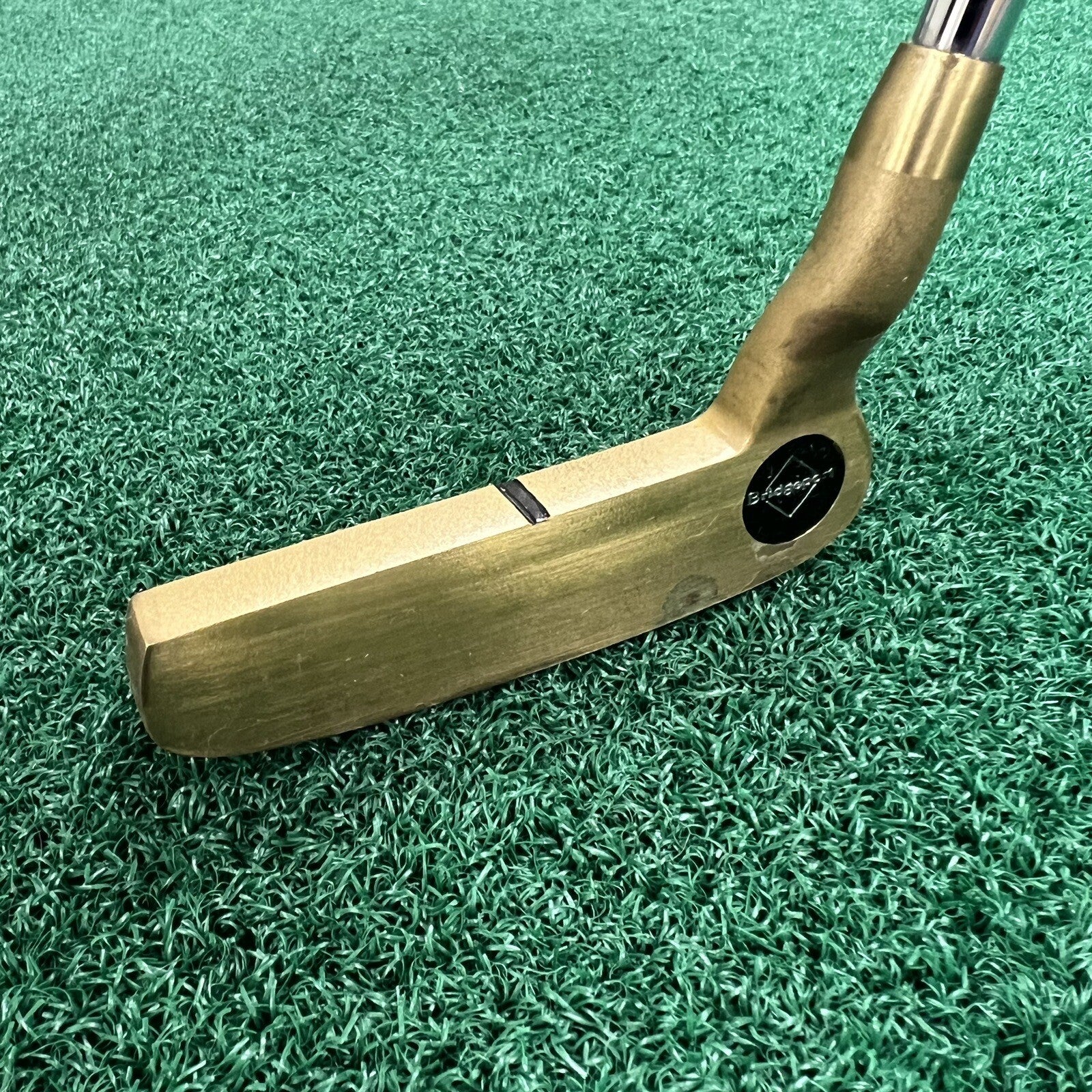 Bridgeport #3 U.S.A Warrior Brass Blade Golf Putter Men's Right Hand Vintage