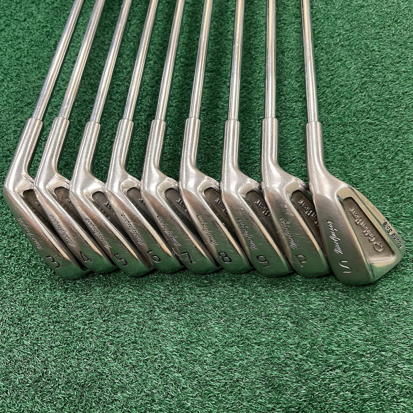 Macgregor Golden Bear Round Sole Iron Set 3-PW+SW Regular Flex Steel Right Hand
