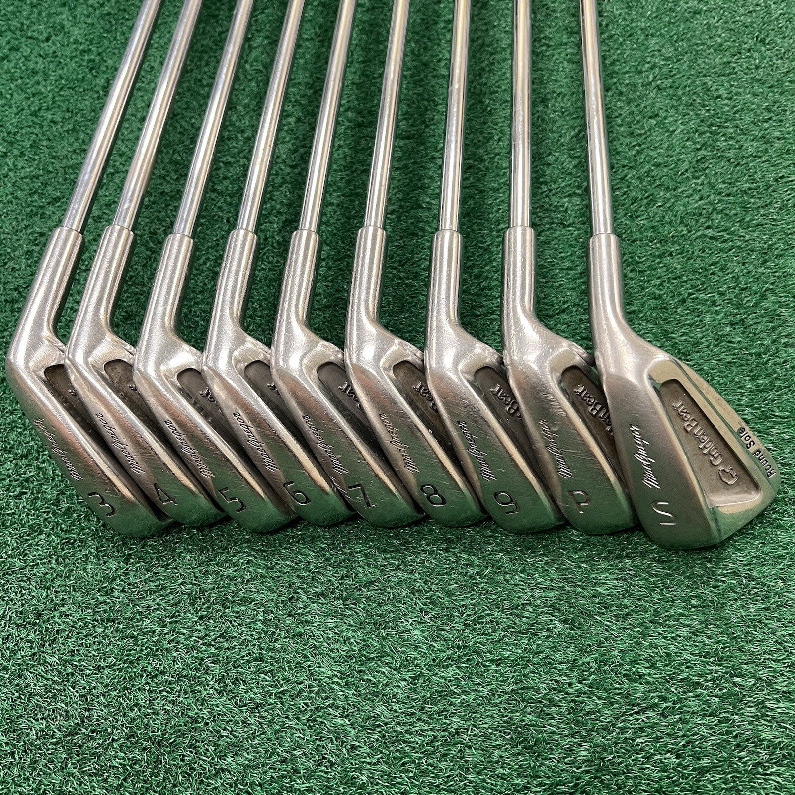 Macgregor Golden Bear Round Sole Iron Set 3-PW+SW Regular Flex Steel Right Hand