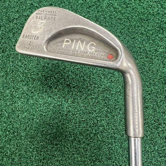 Ping Karsten I Red Dot Single 3 Iron 39" Length MRH Steel Shaft