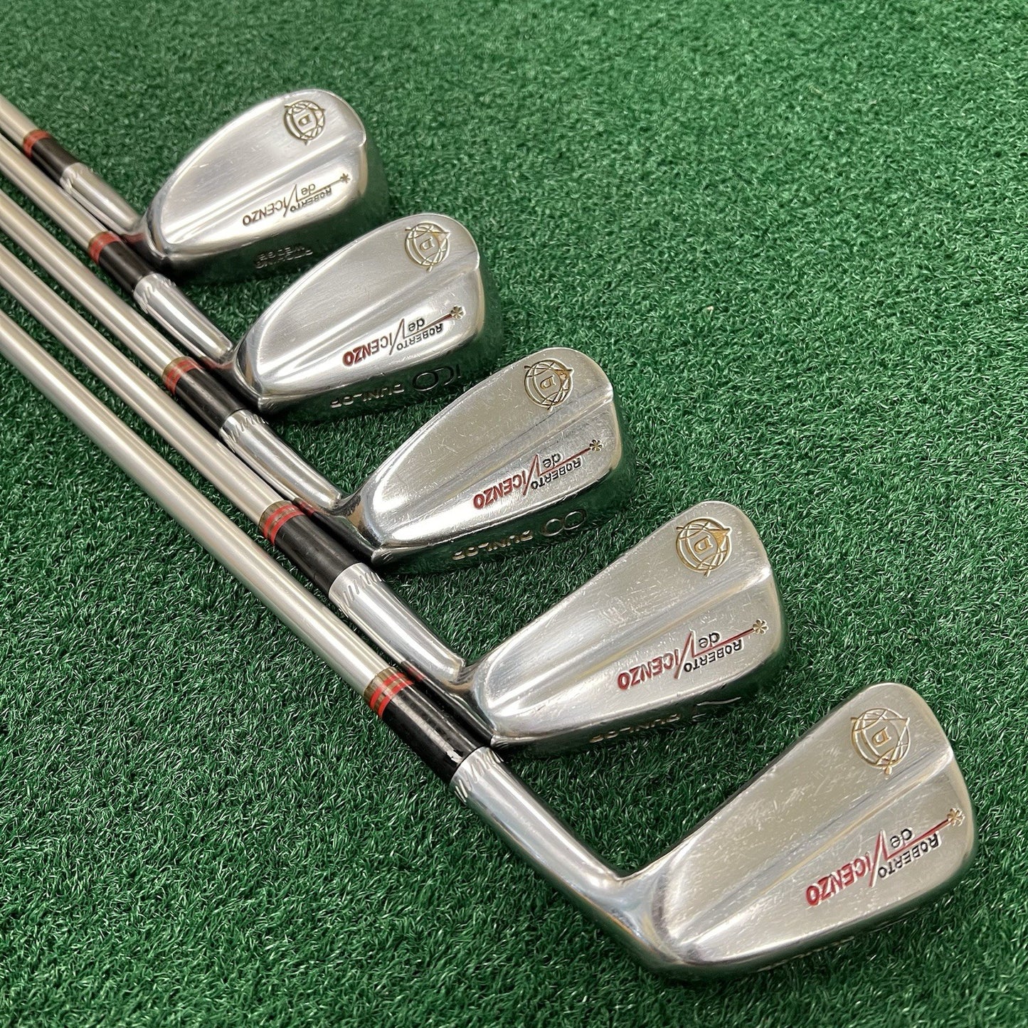 Roberto Di Vicenzo's Dunlop Demo Salesman Iron Set Right Hand 6-PW Aluminum Reg.