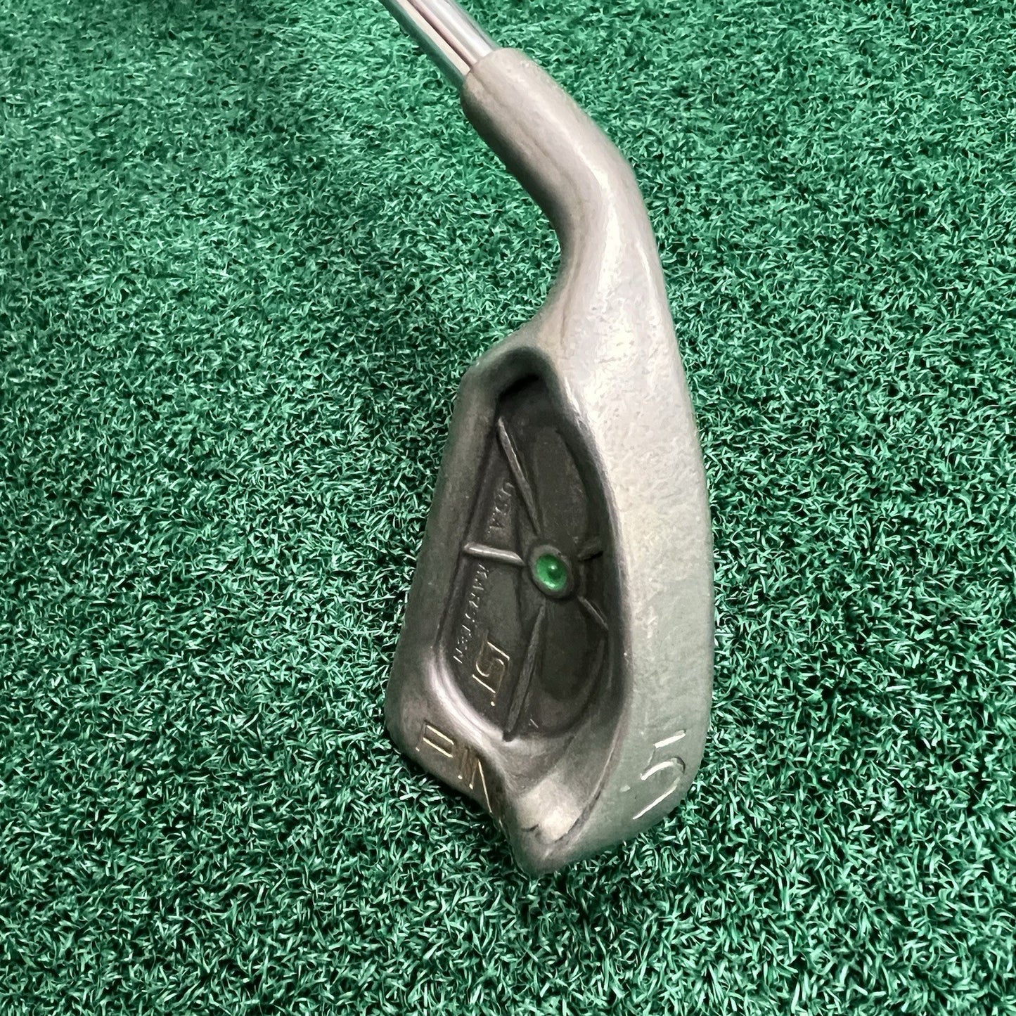 PING ISI-Nickel 5 Iron Green Dot Steel Ping Stiff Flex Shaft LH All Original