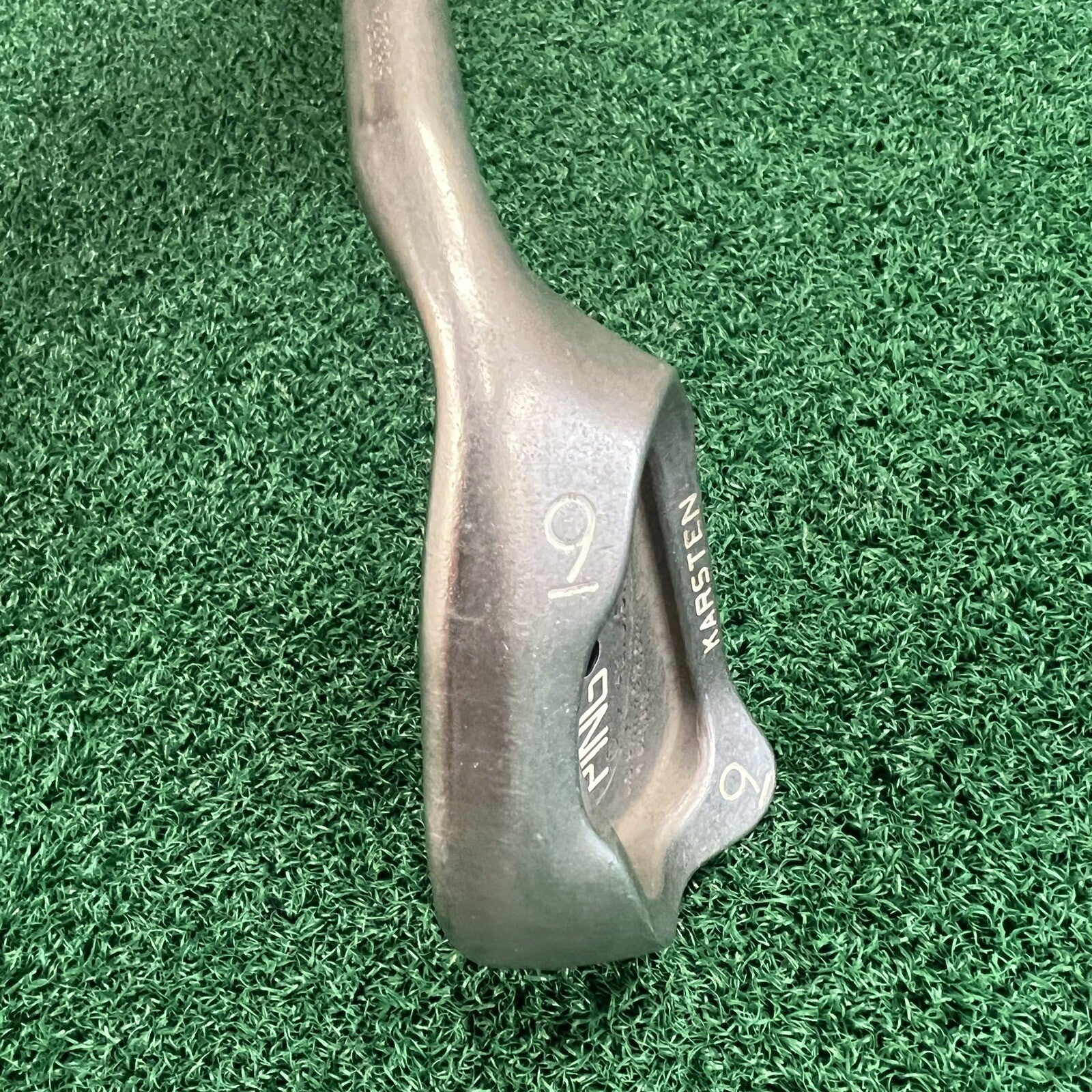 Karsten Ping Zing Black Dot Single 9 Iron KT-M Steel Shaft Men's Right Hand 36"