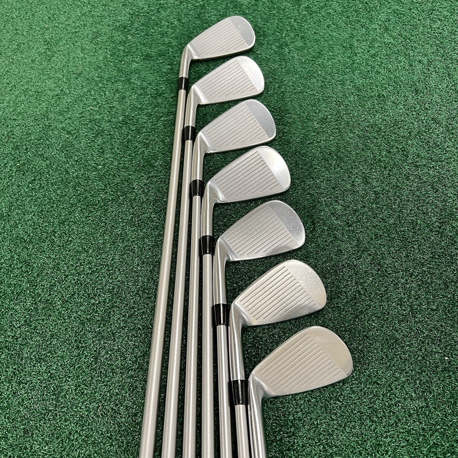 Mizuno MP18 COMBO Iron Set MRH 4-PW X-Stiff KBS C-Taper 130 X Steel Shafts +3/4"