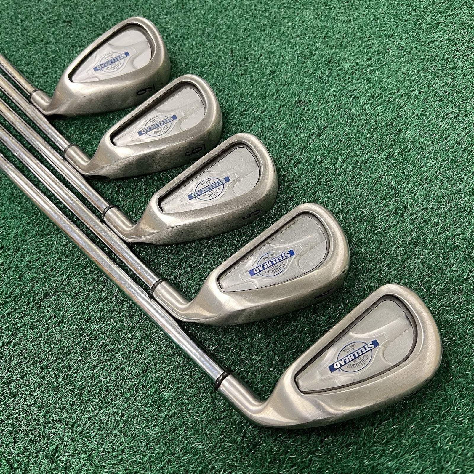 Callaway X-14 Partial Iron Set 3-4-5-6-9 Irons Men's Right Hand Uniflex Steel