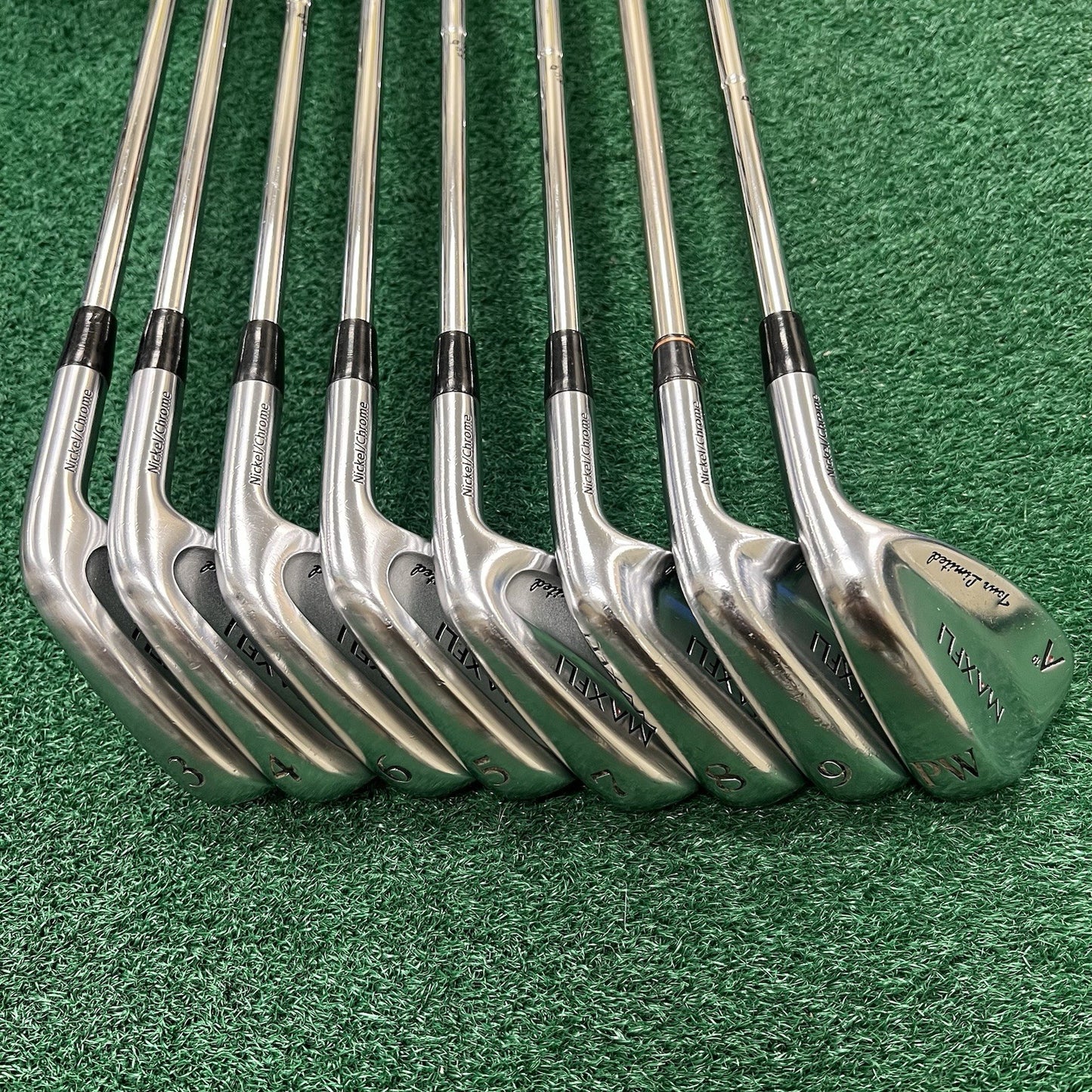 Maxfli A10 Tour Limited Combo 3-PW Iron Set MRH Stiff Flex Steel Shafts CLEAN!