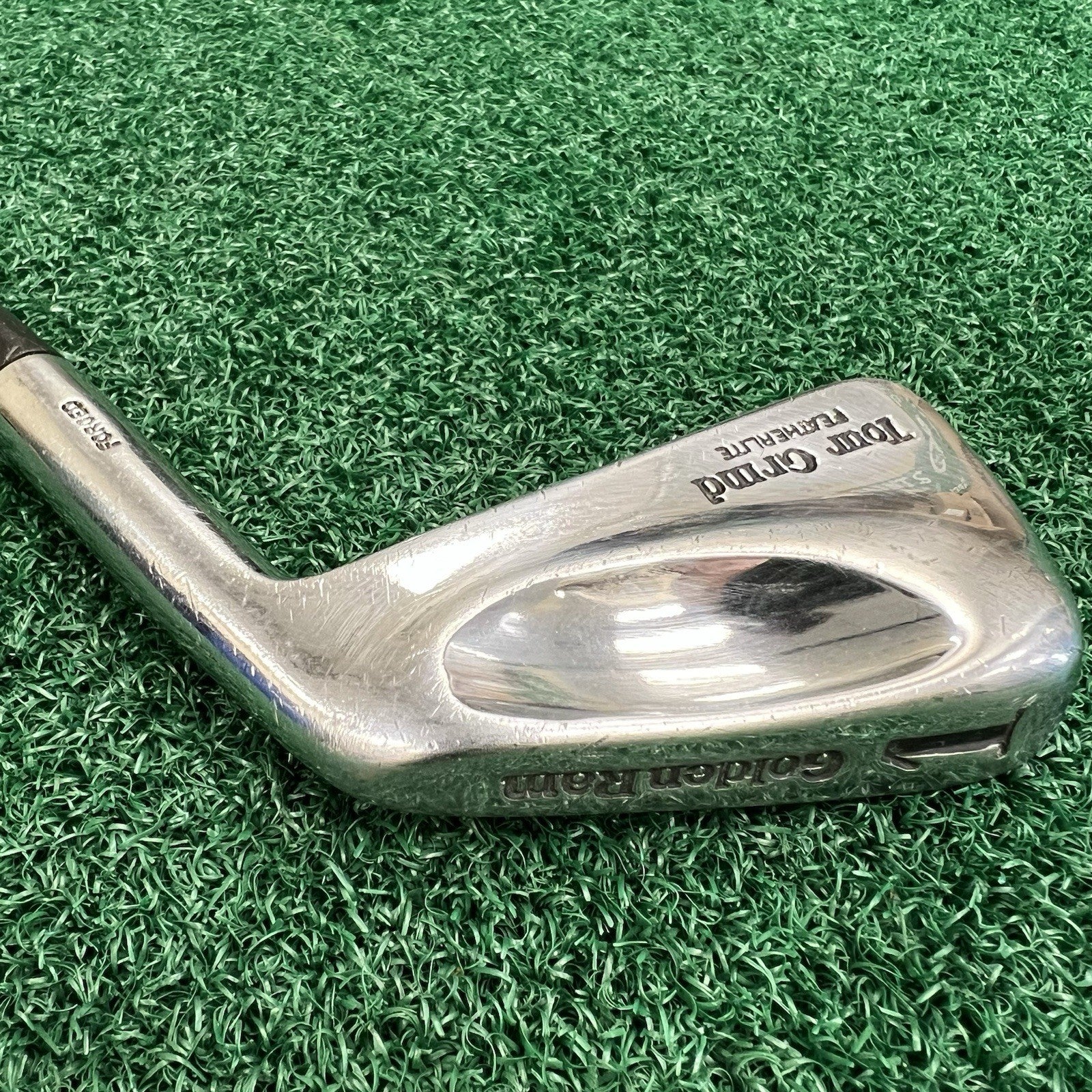 Vintage Golden Ram Tour Grind Featherlite Single 1 Iron Right Hand Stiff Steel