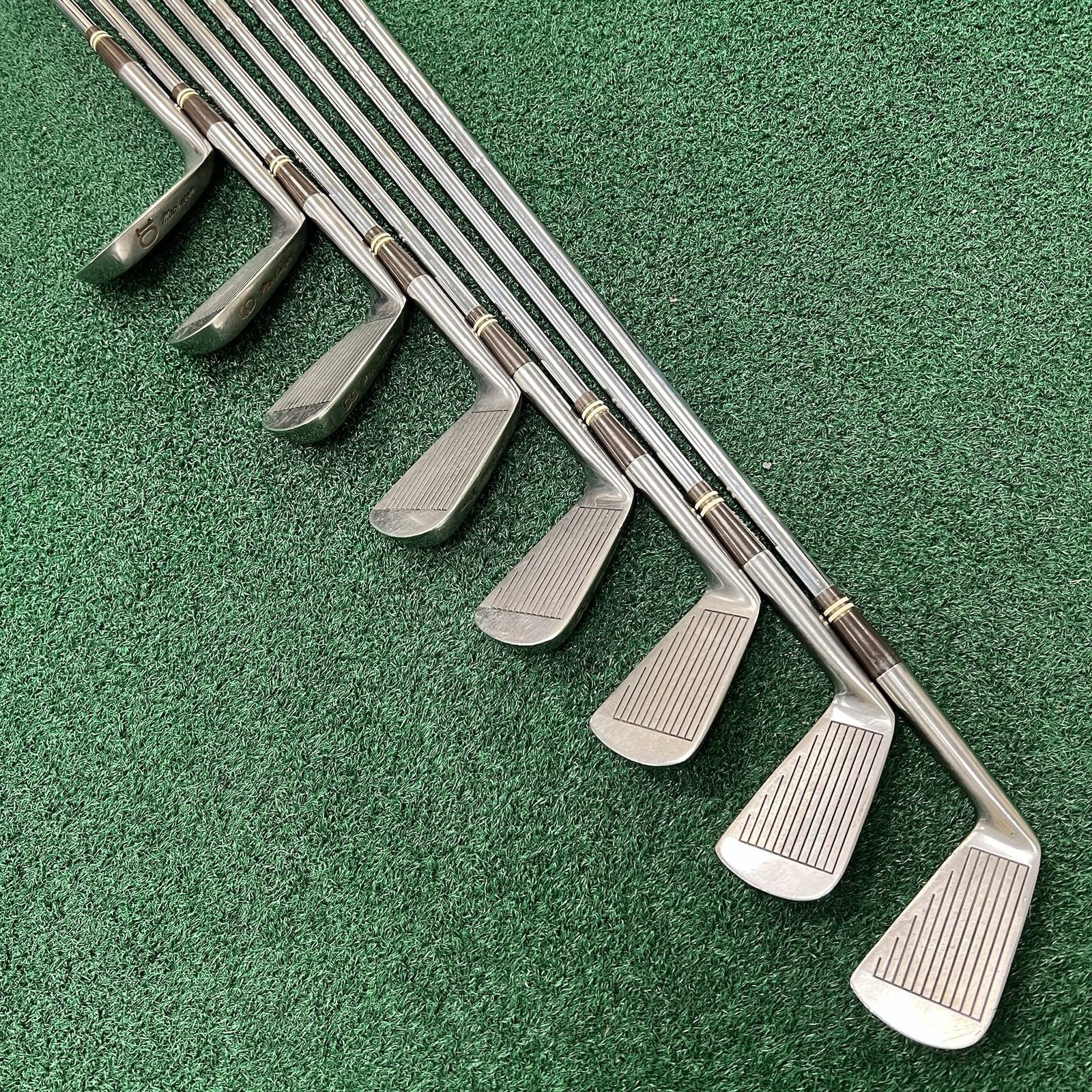 Rare Vintage MacGregor VIP Jack Nicklaus 3-PW MRH Medium Flex Steel Shafts
