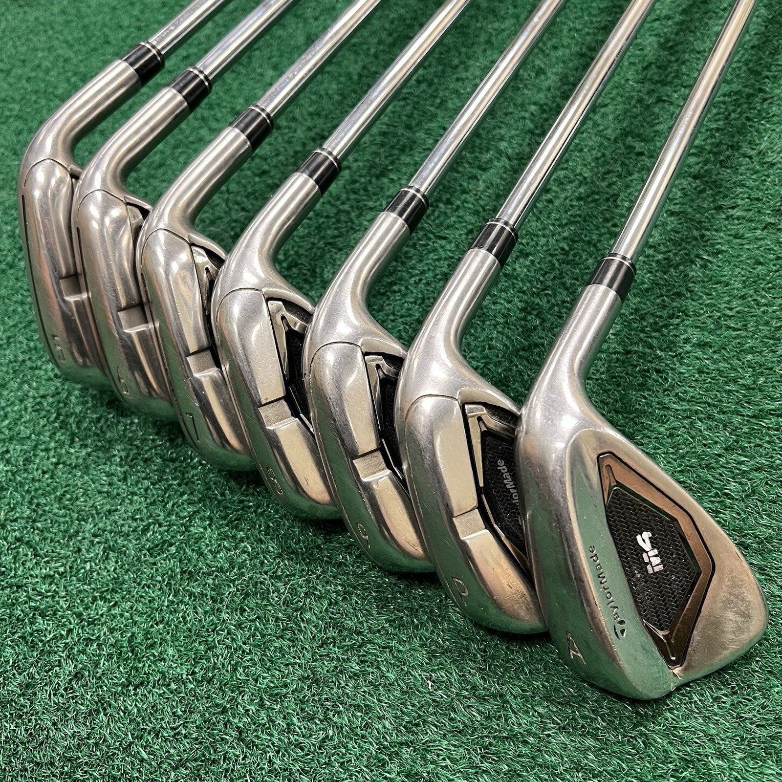 Taylormade M4 Iron Set 5-PW+AW Men's Right Hand Regular Flex KBS Steel Shafts