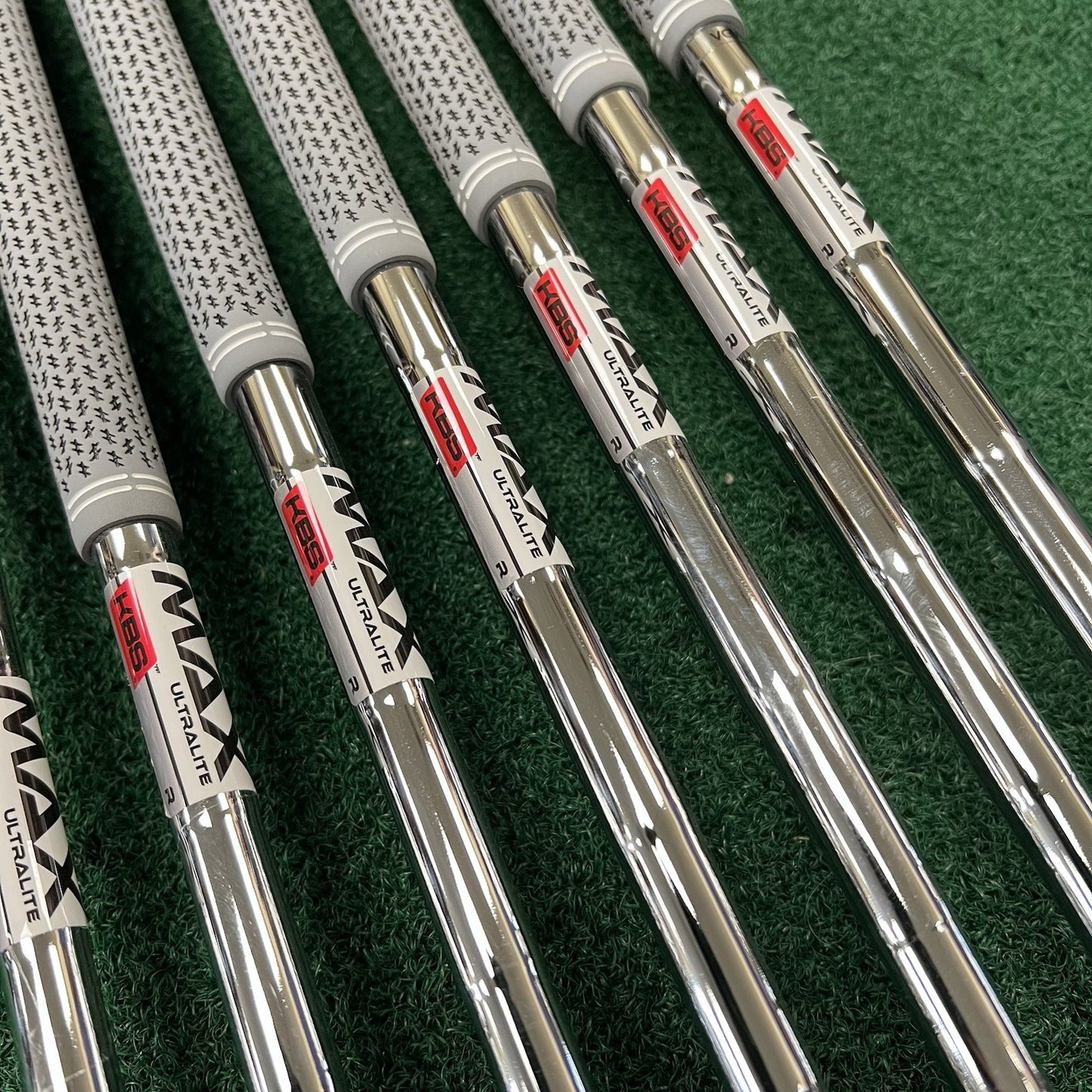 NEW Wilson Staff Dynapower Iron Set LEFT HAND 5-PW+GW KBS MAX Steel Regular Flex