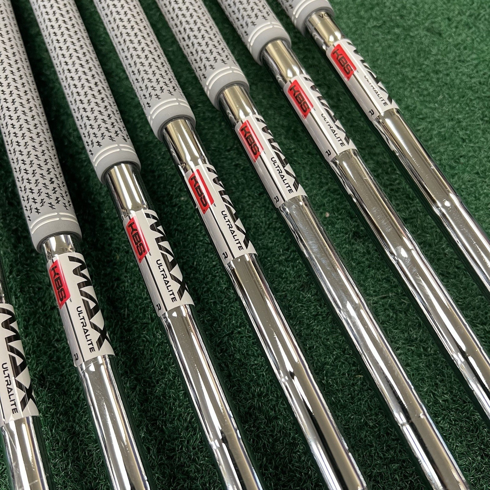 NEW Wilson Staff Dynapower Iron Set LEFT HAND 5-PW+GW KBS MAX Steel Regular Flex