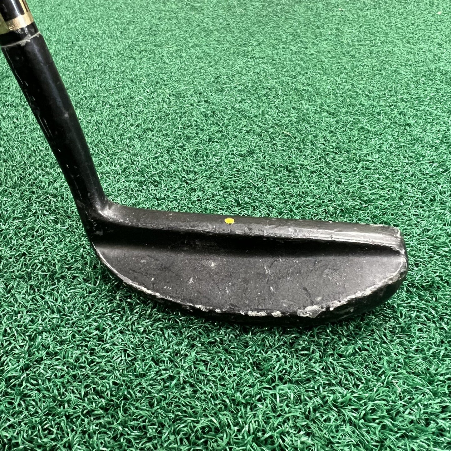Vintage Black Slotline Heel Shafted Right Handed Putter Blade 36" MRH