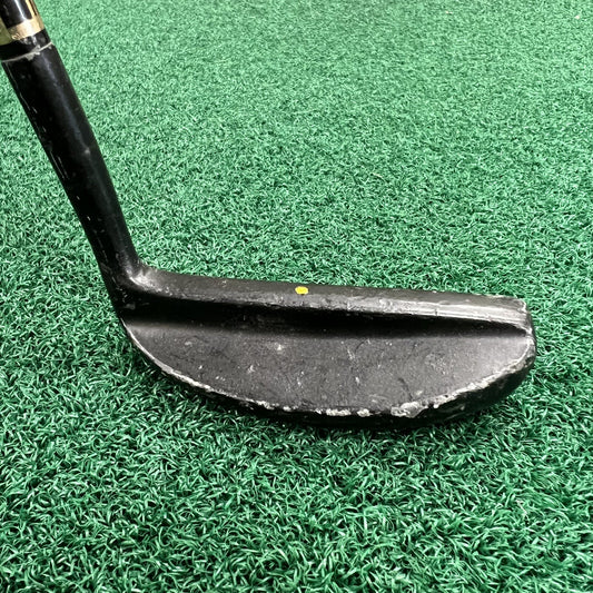Vintage Black Slotline Heel Shafted Right Handed Putter Blade 36" MRH