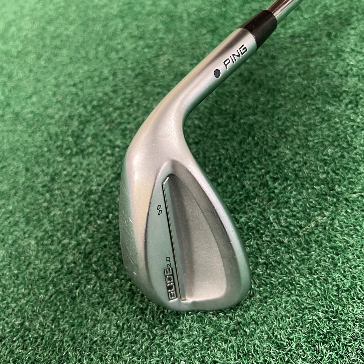 PING Glide 2.0 Black Dot 56°-12° Sand Wedge SW Right Hand AWT Steel Wedge Flex