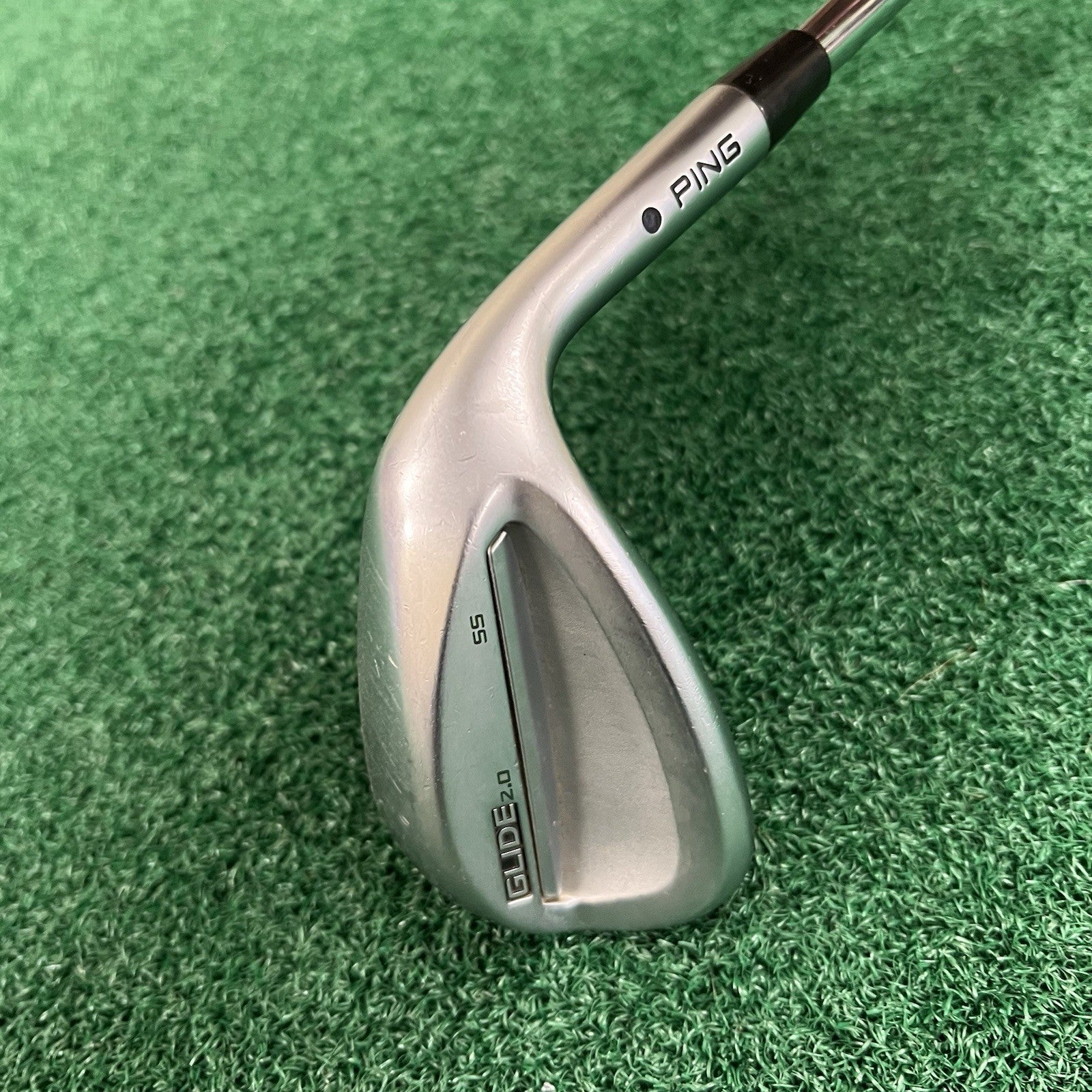 PING Glide 2.0 Black Dot 56°-12° Sand Wedge SW Right Hand AWT Steel Wedge Flex