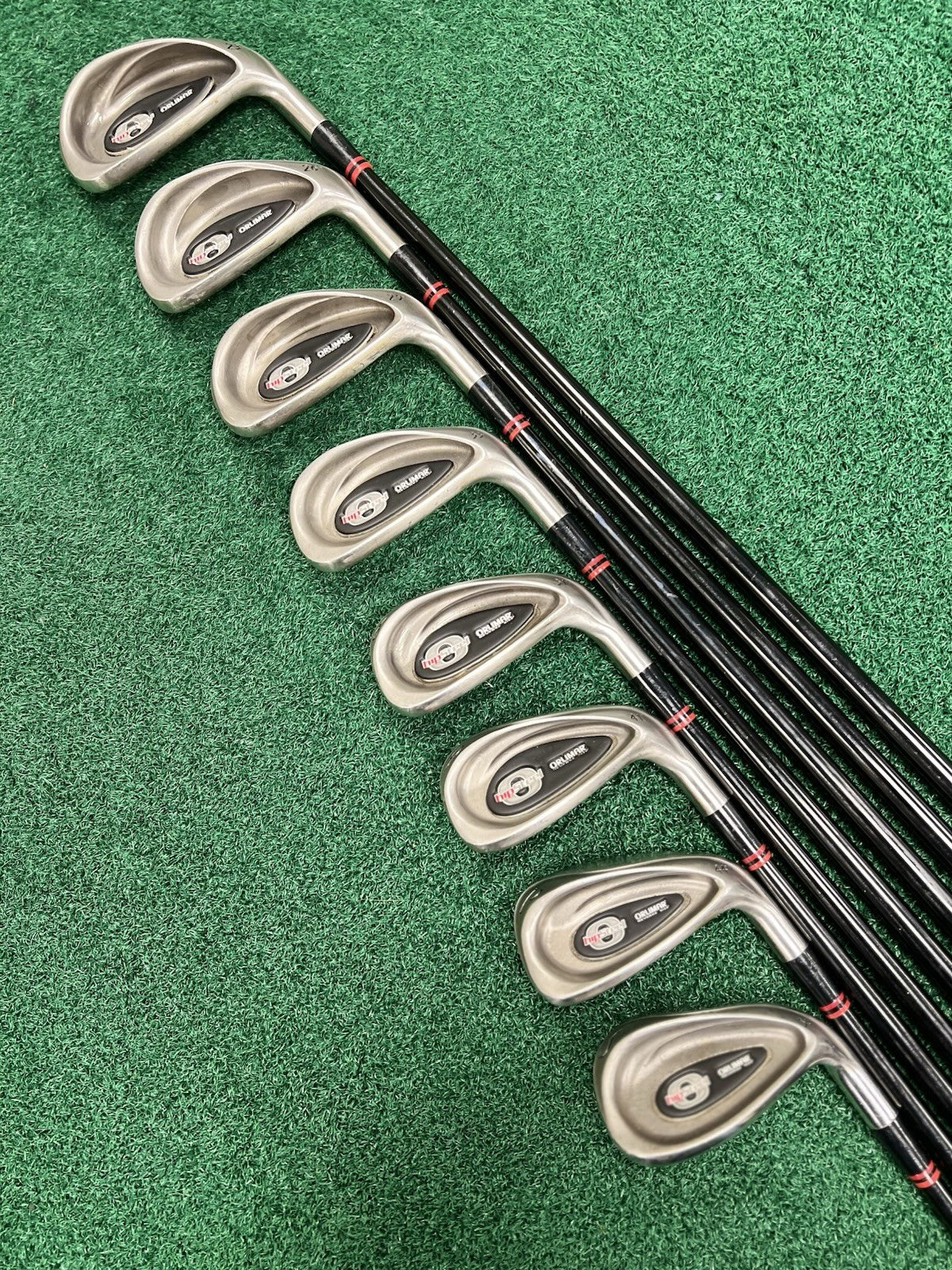 ORLIMAR Hip Steel Iron Set 4-PW+SW Men's Right Hand Regular Flex Graphite Shafts