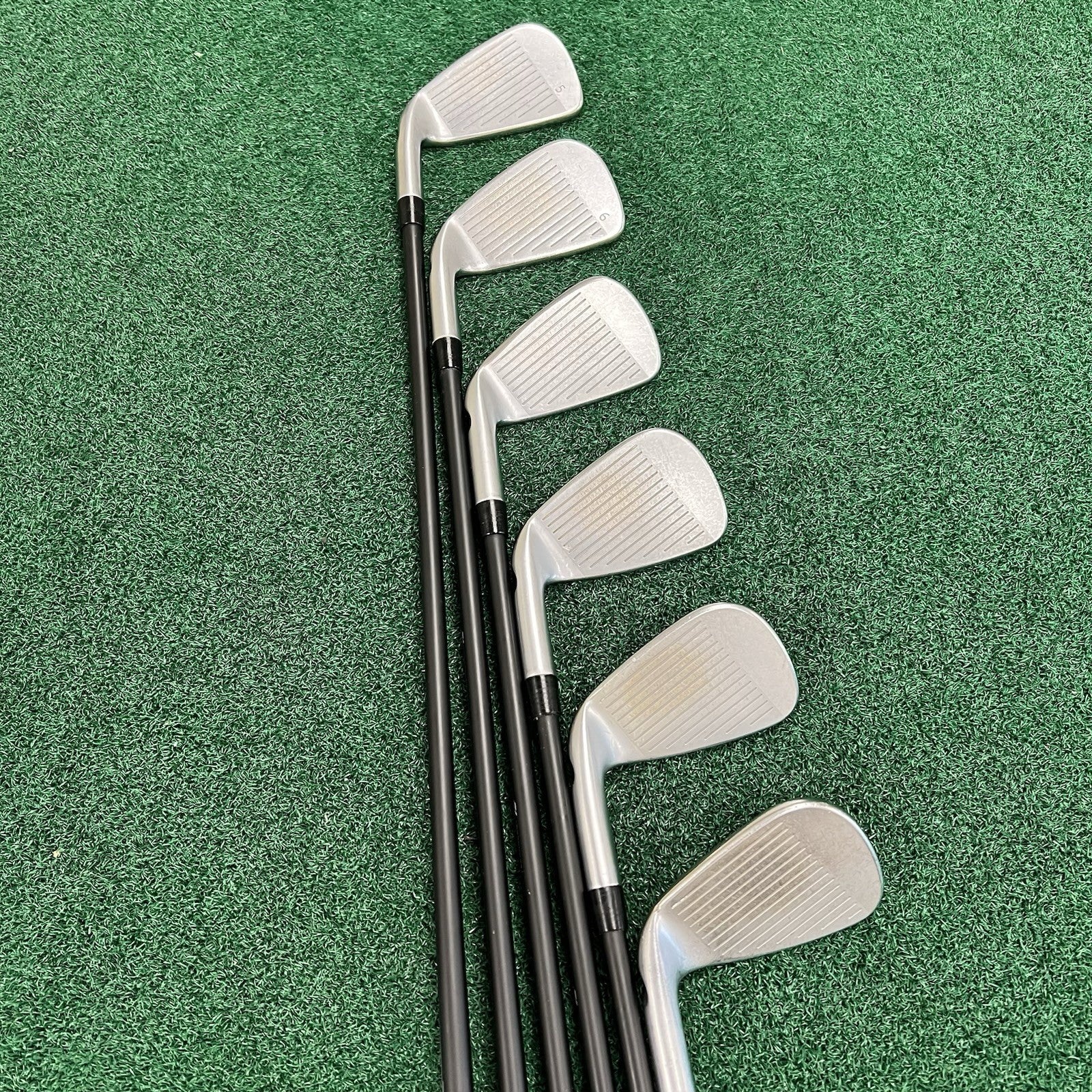 PING i200/iBIade Iron Set 5-PW Green Dot MRH MMT Regular Flex Graphite Shafts
