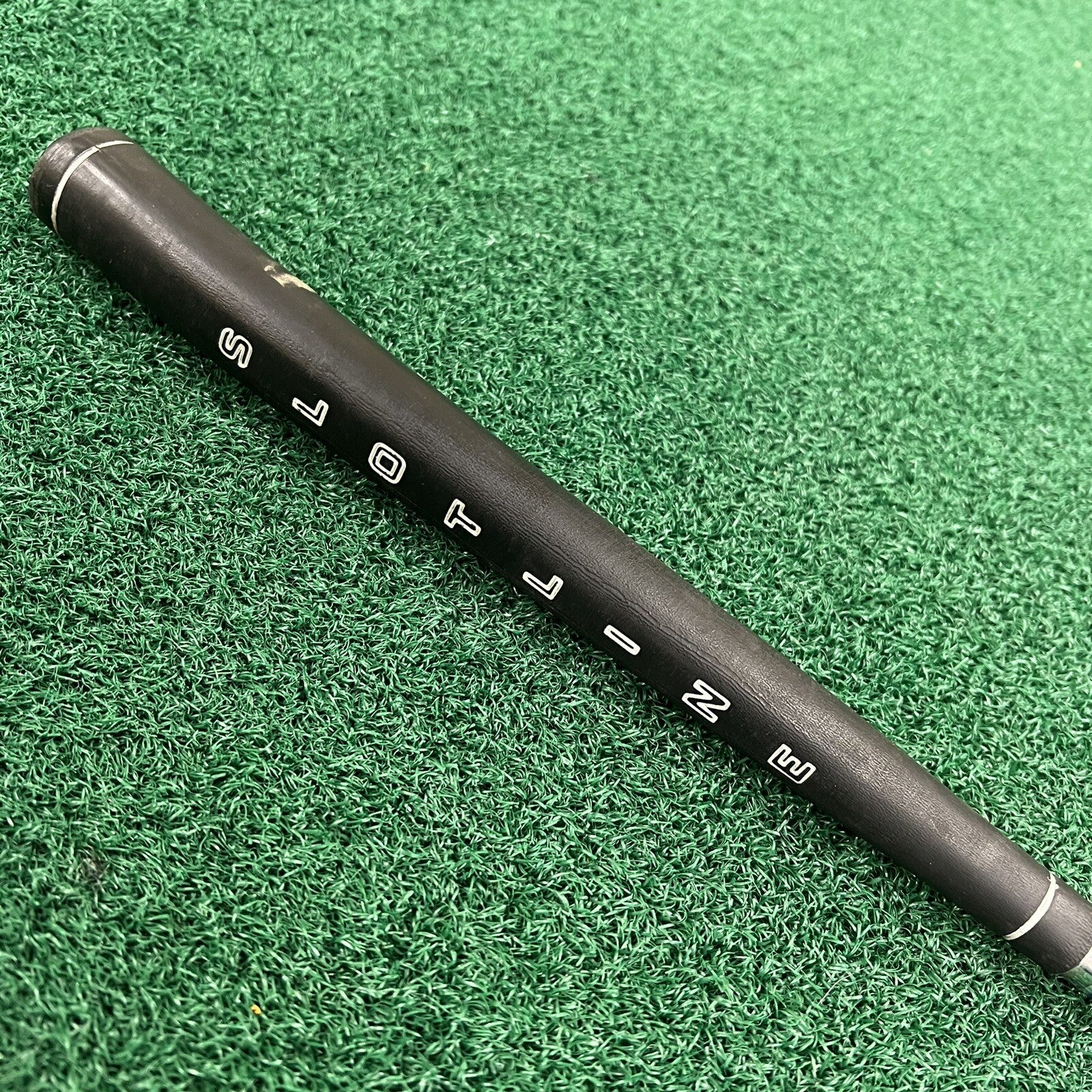 Vintage Black Slotline Heel Shafted Right Handed Putter Blade 36" MRH