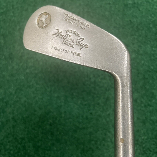 Wilson Deluxe Mashie Walker Cup No. 4101 Single 2 Iron Steel Shaft MRH 38" RARE!