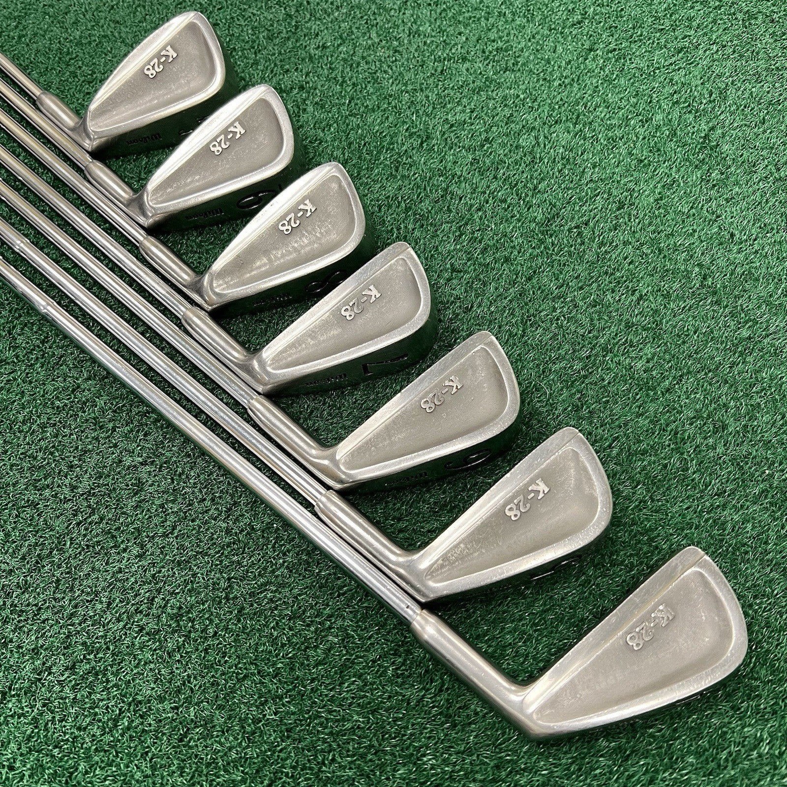 Wilson K-28 Iron Set Right Handed Regular Flex Steel Shaft 4-PW Golf Clubs