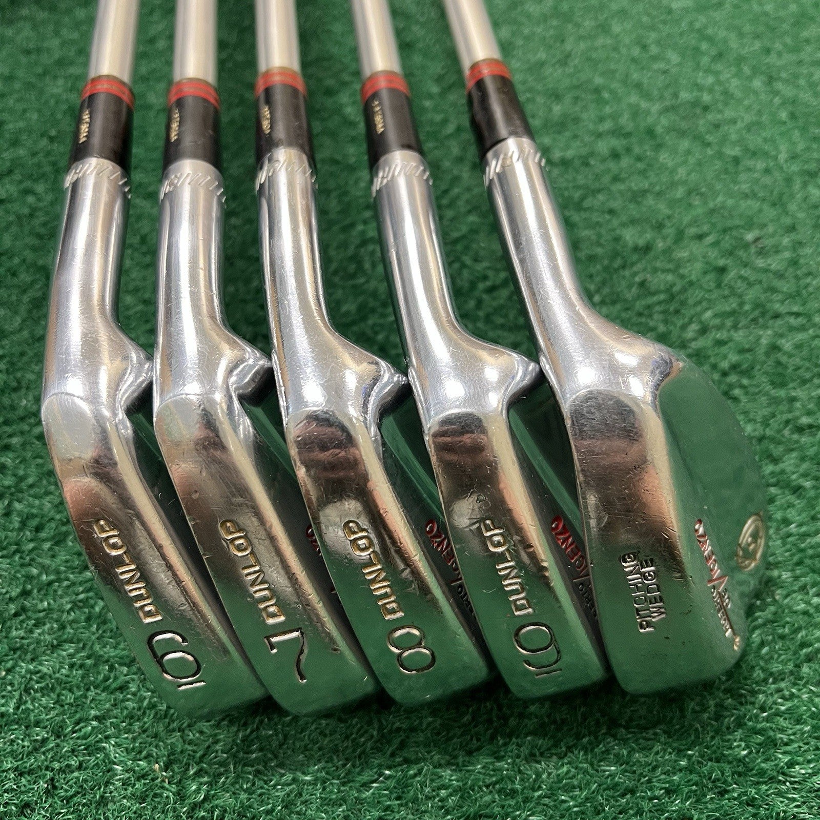 Roberto Di Vicenzo's Dunlop Demo Salesman Iron Set Right Hand 6-PW Aluminum Reg.