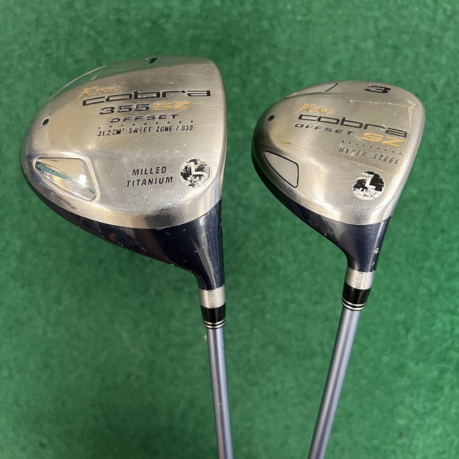 Cobra SZ Ladies Driver/Fairway 3 Wood Golf Club Set Right Hand Women's Graphite