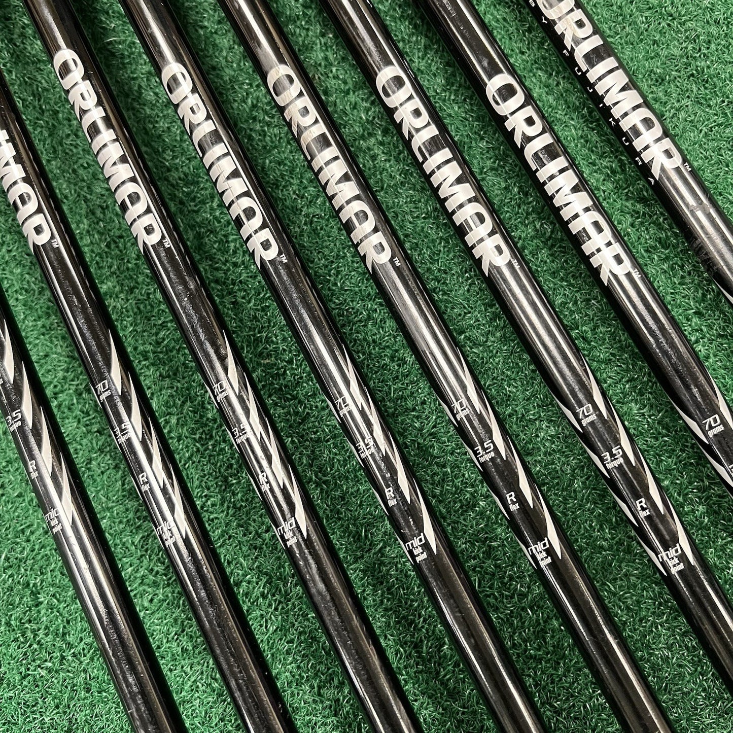 ORLIMAR Hip Steel Iron Set 4-PW+SW Men's Right Hand Regular Flex Graphite Shafts