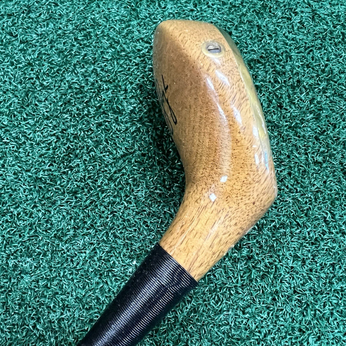 Antique Vintage Persimmon JIM FURYK AUTOGRAPH Olympia Fields US OPEN MRH Club