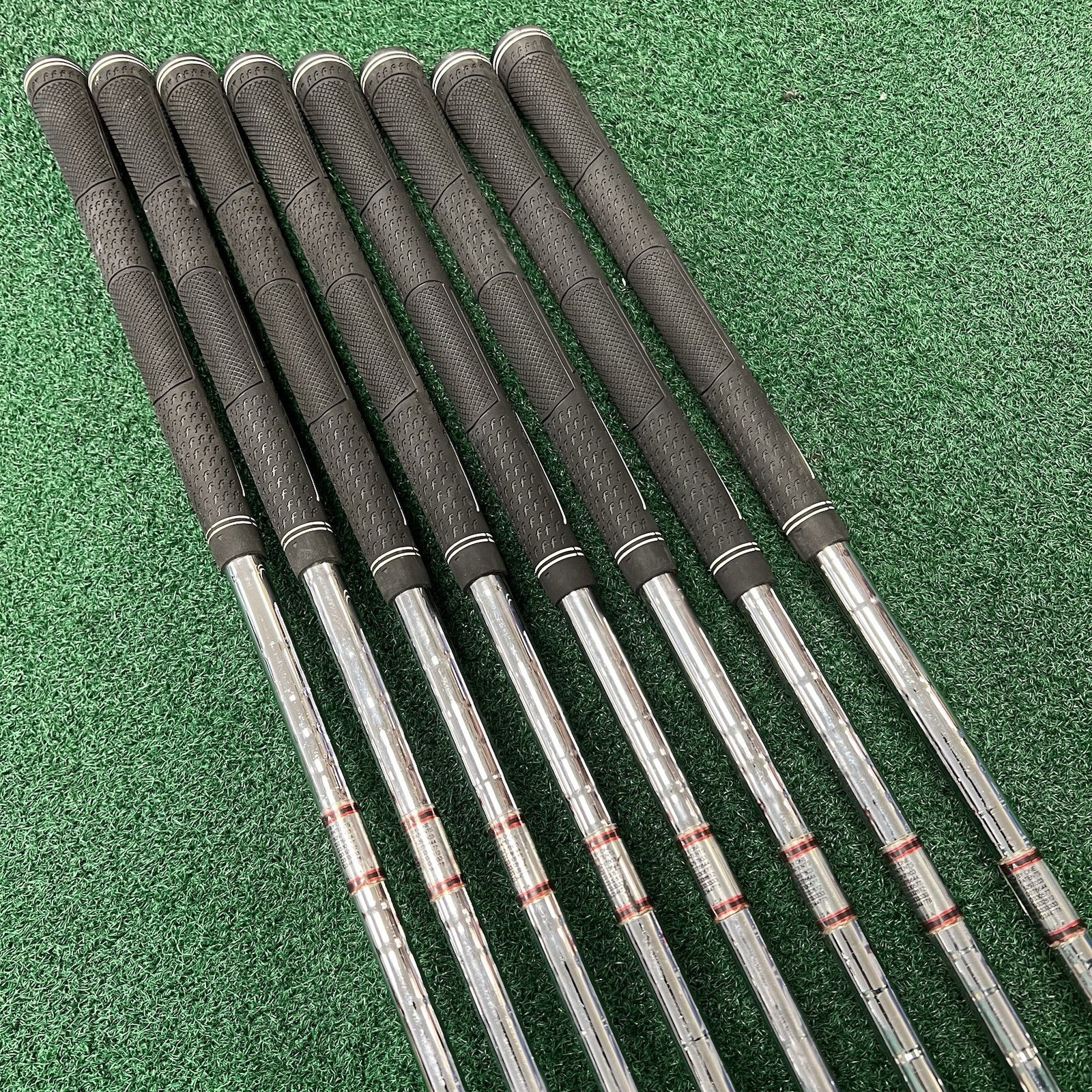 PING Zing 2 Green Dot Iron Set 3-PW JZ Stiff Flex Steel Shafts Right Hand +1/2"