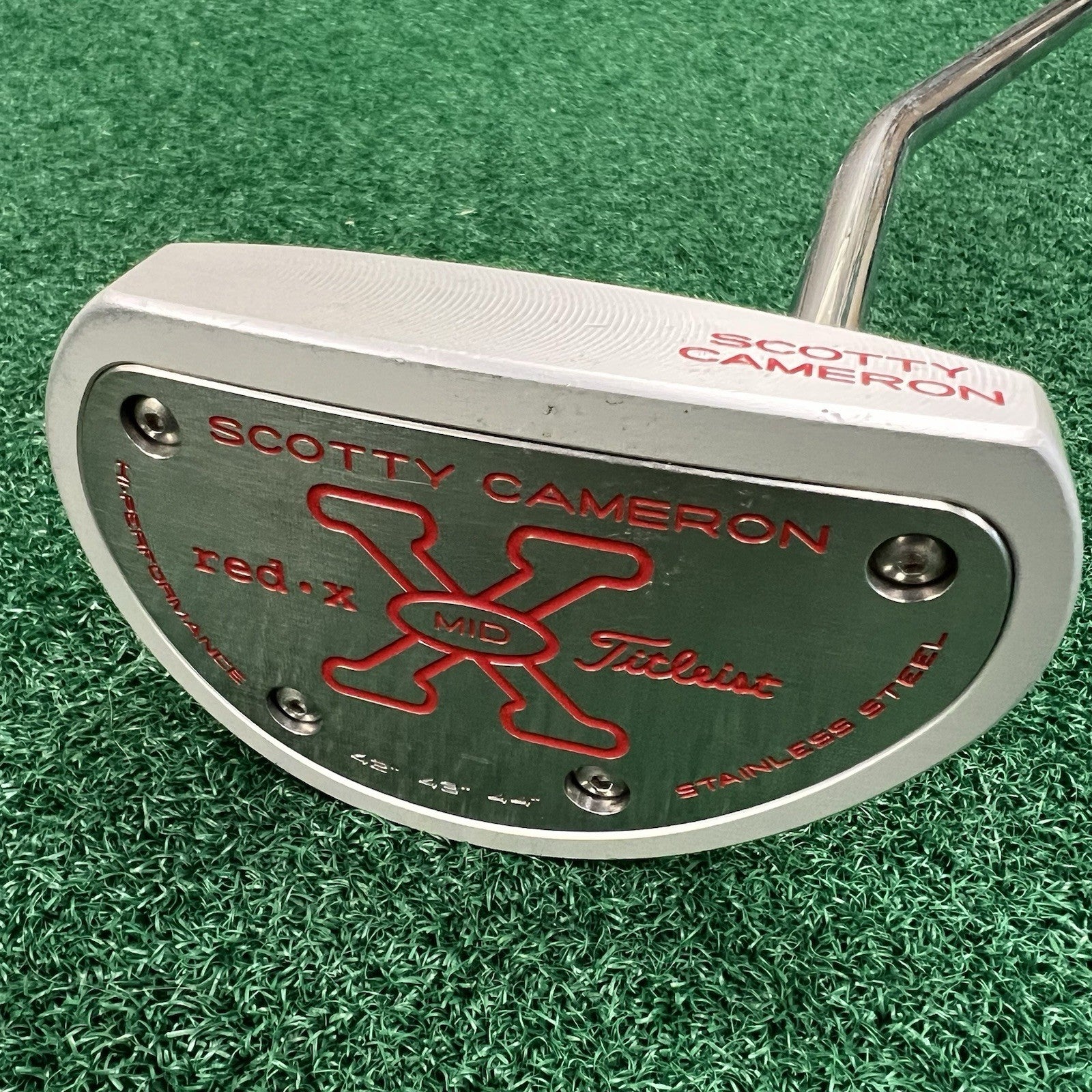 Titleist Scotty Cameron Red X MID Mallet Putter MRH 43" Original Shaft W/HC