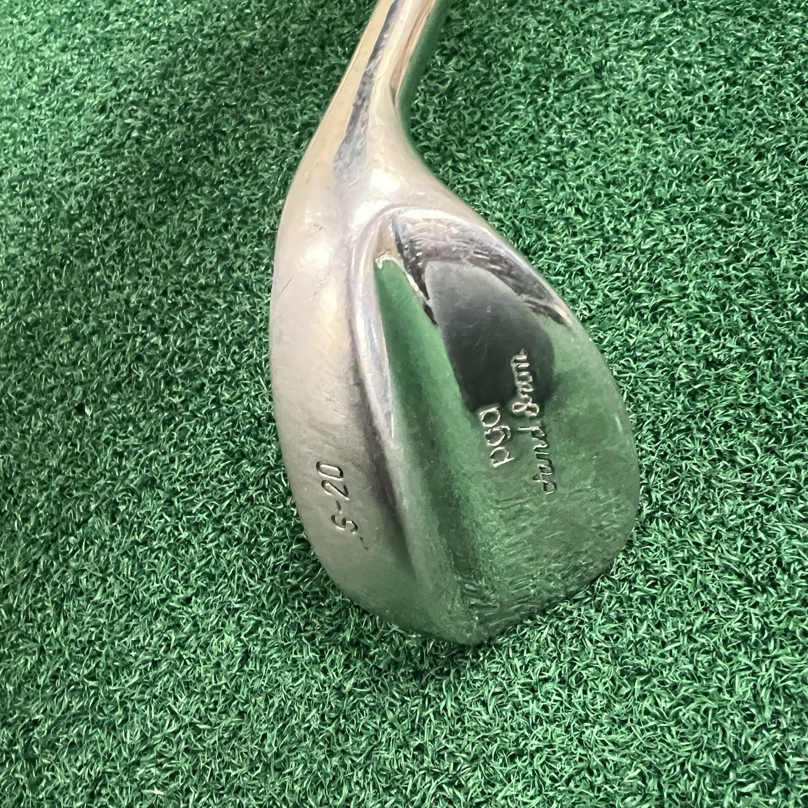 Vintage PGA S-20 Sand Iron Brown Steel Shaft Golf Pride Tour Wrap Grip Vintage