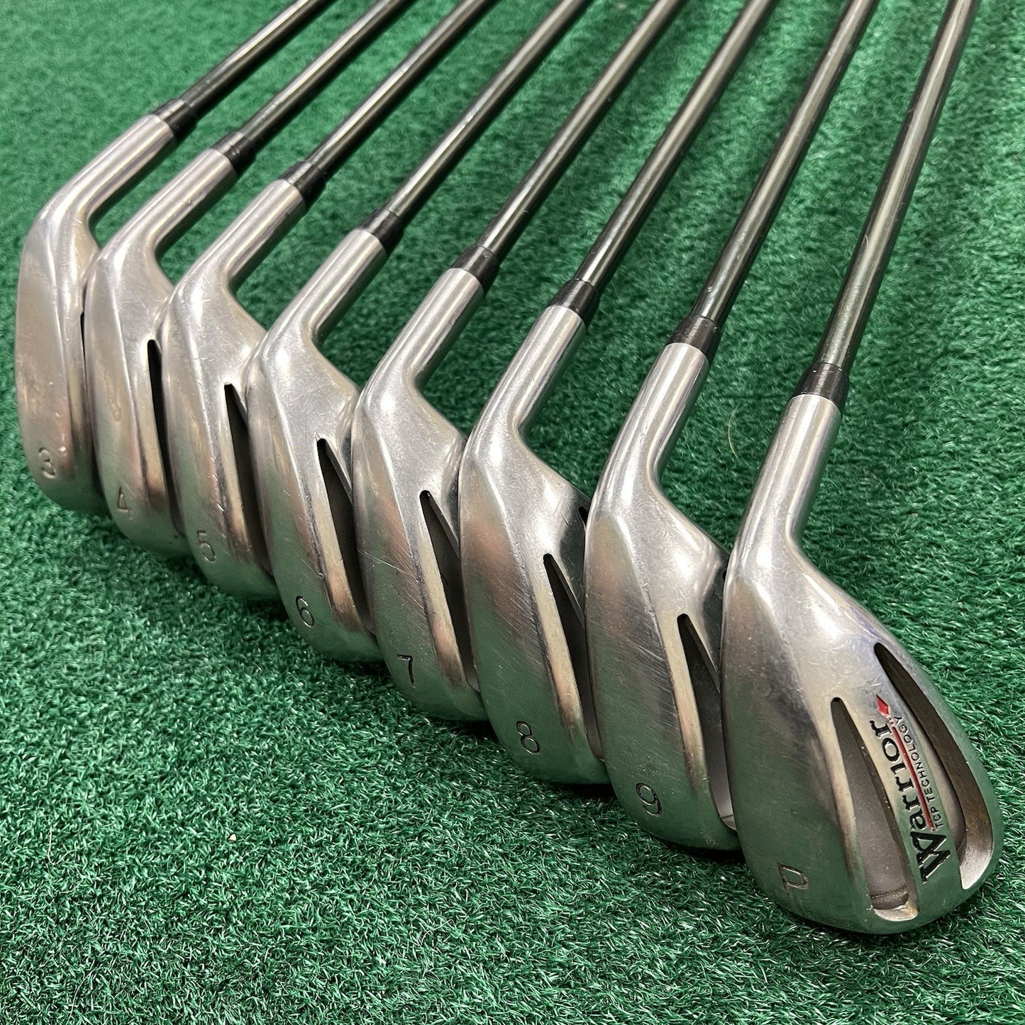 Warrior TCP Iron Set 3-PW MRH Regular Flex Graphite Similar to NIKE Slingshot