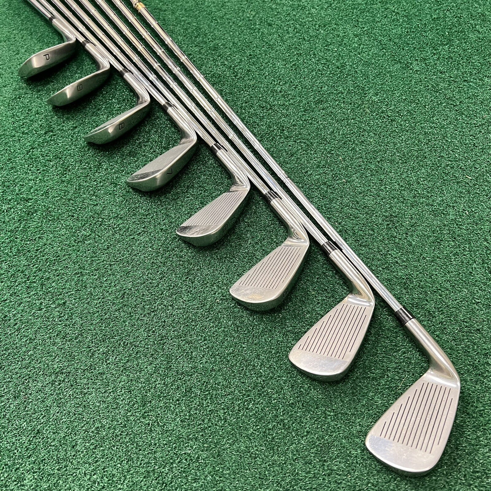 GOLFSMITH 400CM Complete Iron Set 3-PW MRH Stiff Flex S300 Steel Shafts RARE!