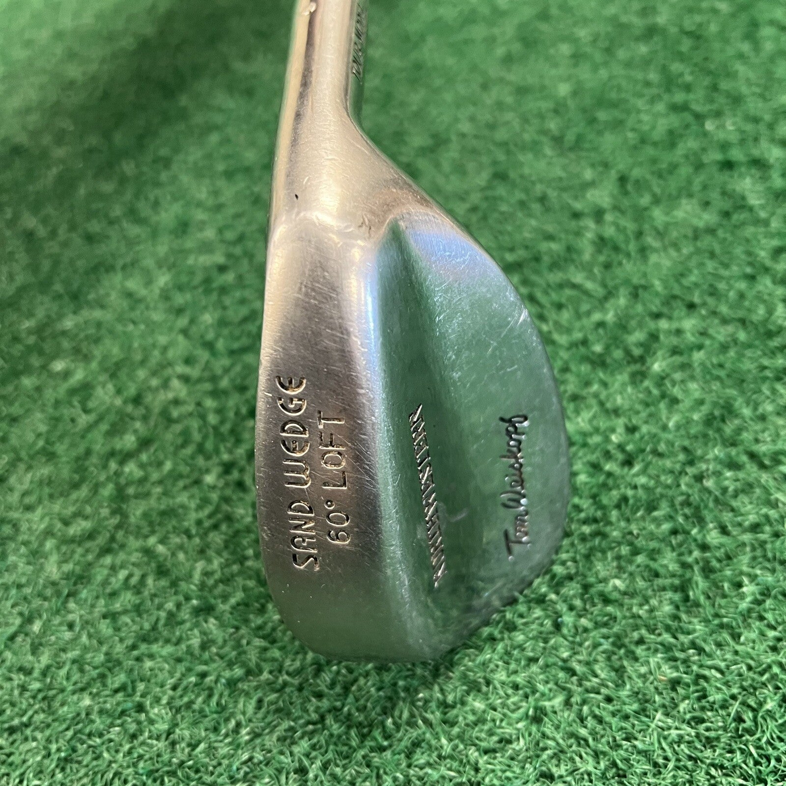 Vintage Northwestern Tom Weiskopf Sand Wedge 55° SW Right Hand Black Steel Shaft