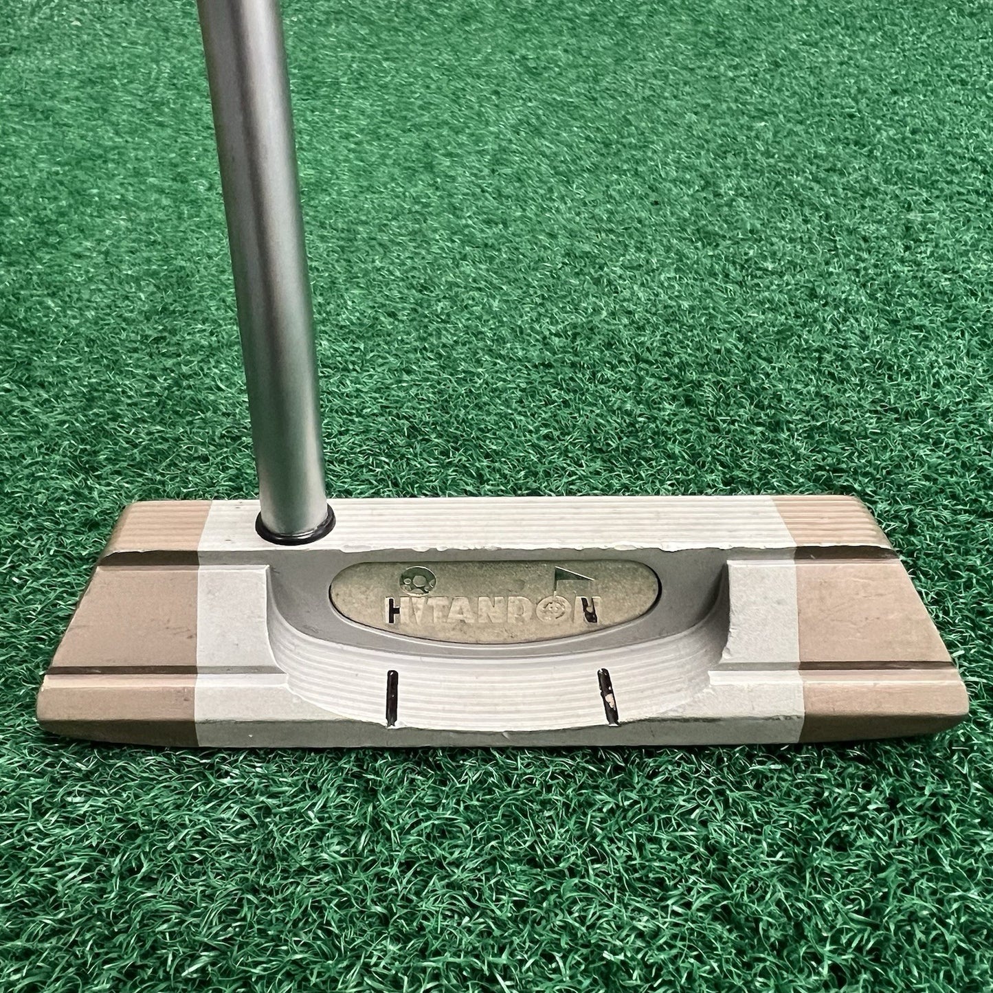 Tungsten Copper Golf Club Putter HiTandon Putt-In R/ Hand Golf Pride Grip 35" HC