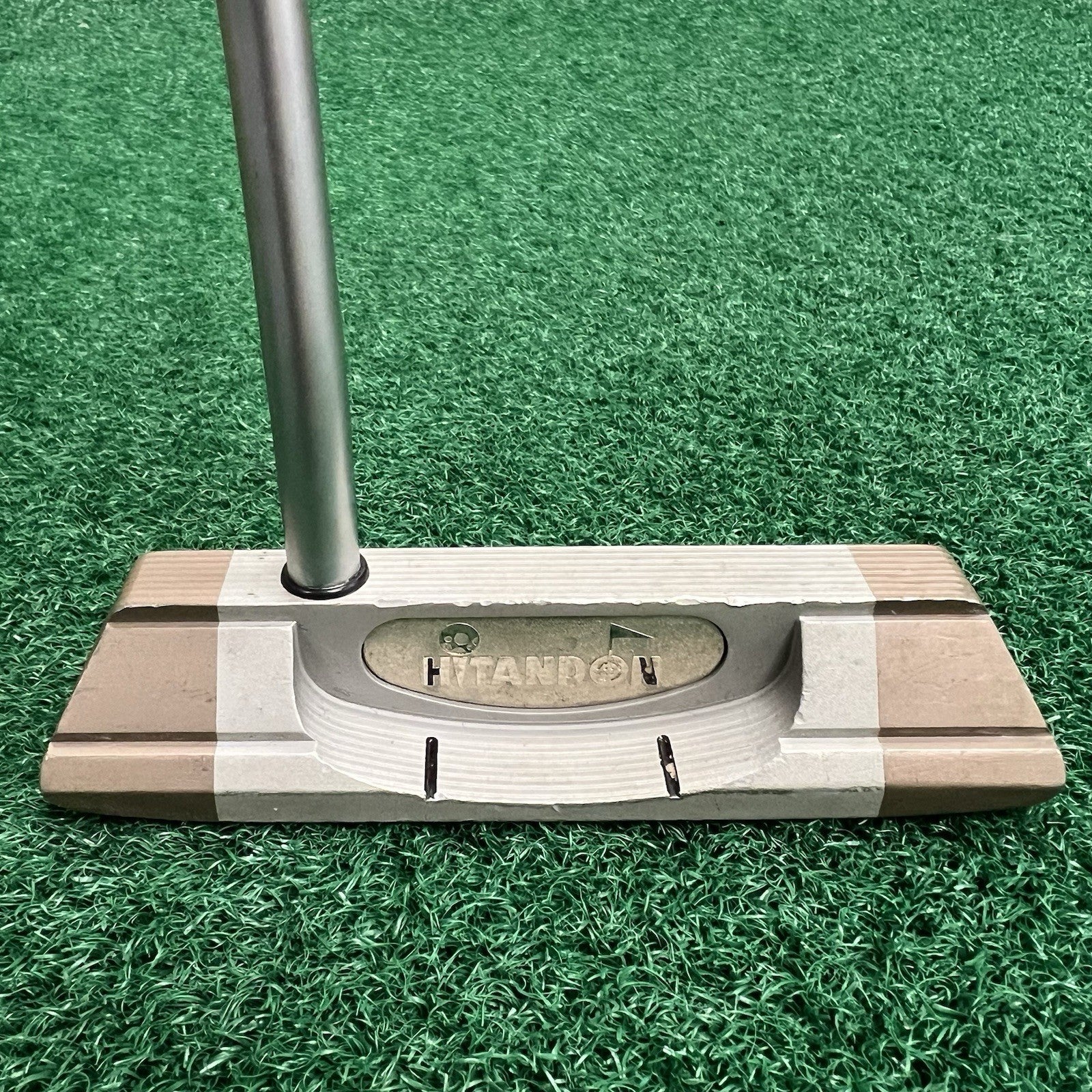 Tungsten Copper Golf Club Putter HiTandon Putt-In R/ Hand Golf Pride Grip 35" HC