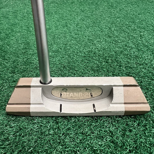 Tungsten Copper Golf Club Putter HiTandon Putt-In R/ Hand Golf Pride Grip 35" HC