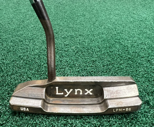 LYNX LPM-B6 Carbon Steel Blade Putter Men's Right Hand 35.5" All Original Steel