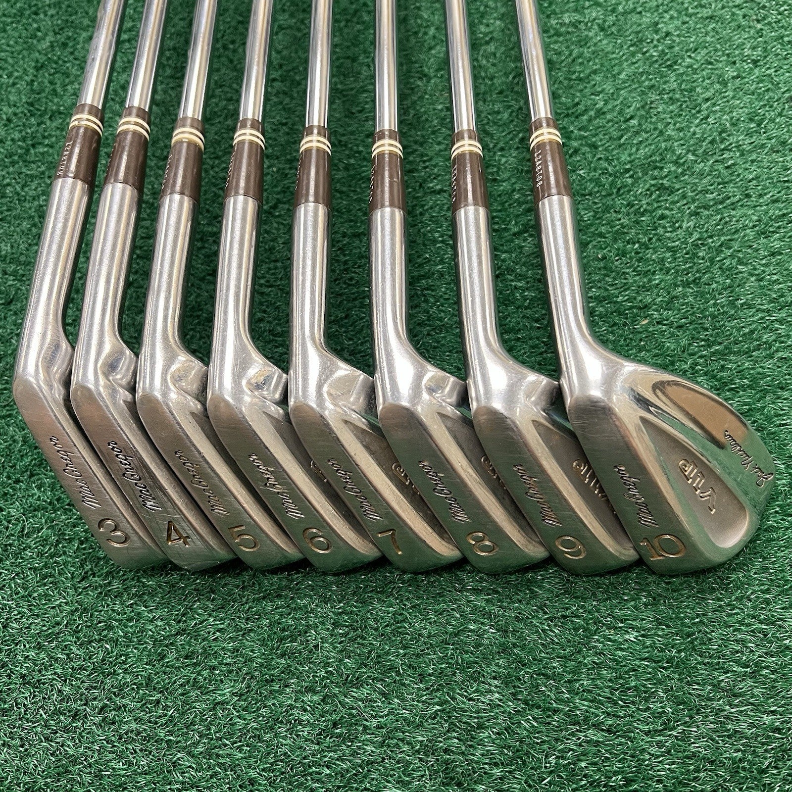 Rare Vintage MacGregor VIP Jack Nicklaus 3-PW MRH Medium Flex Steel Shafts