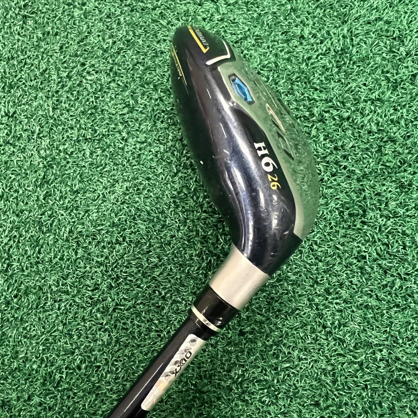 XXIO Golf Club 12 26° 6H Hybrid Regular Flex Graphite Shaft Jumbomax Grip MP1200
