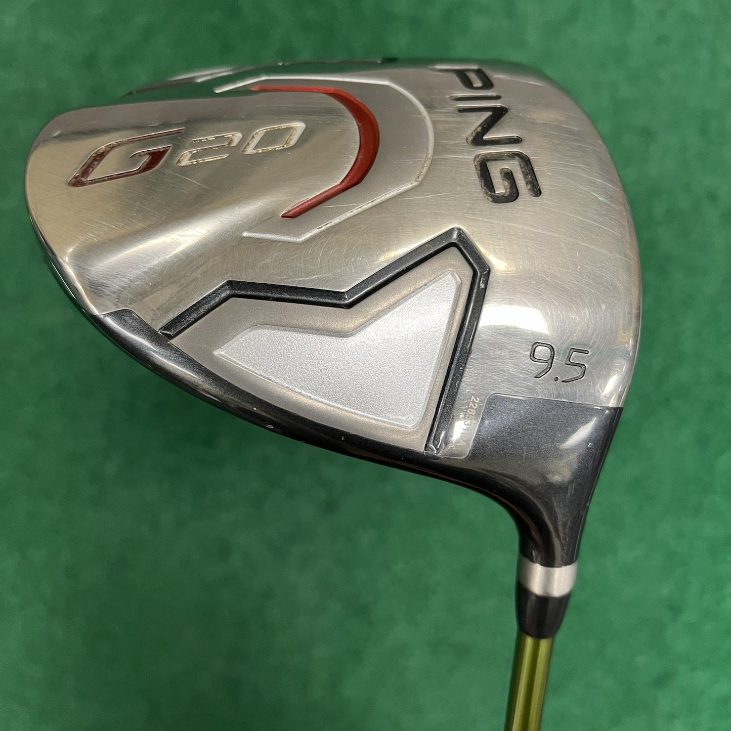 PING G20 95° Driver Stiff Flex Graphite Shaft Men's Right Hand w/HC
