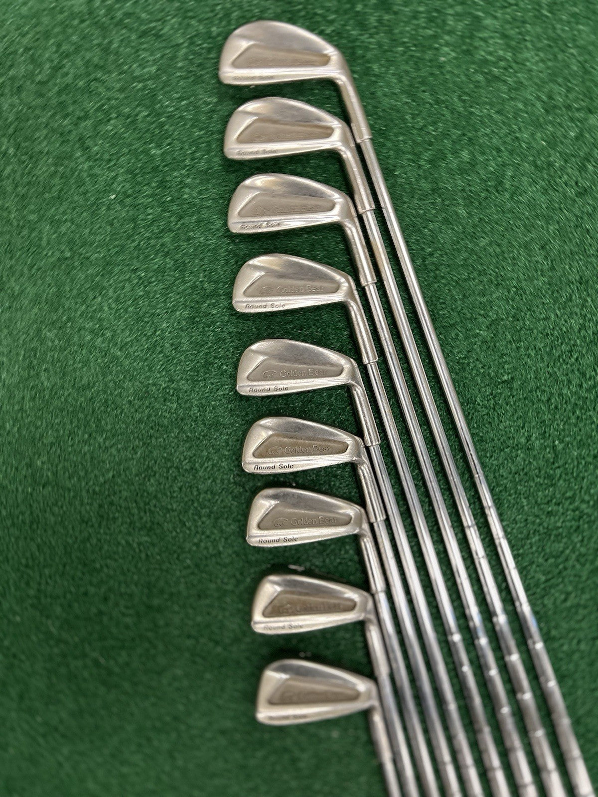 Macgregor Golden Bear Round Sole Iron Set 3-PW+SW Regular Flex Steel Right Hand