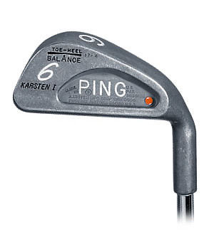 Ping Karsten I Single 9-Iron Golf Club  Blue Dot Men's Right Hand Regular Flex